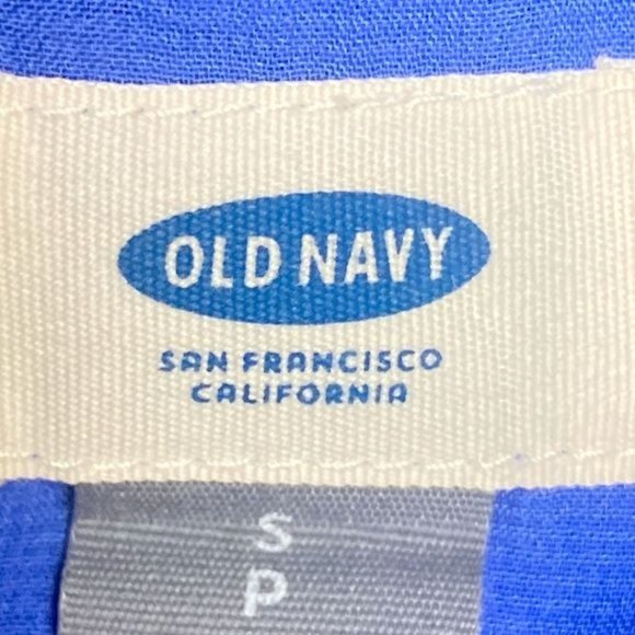 Old Navy Sexy & Sheer Dressy Royal Blue Hi-Lo Tank Top Size SP - Picture 4 of 8